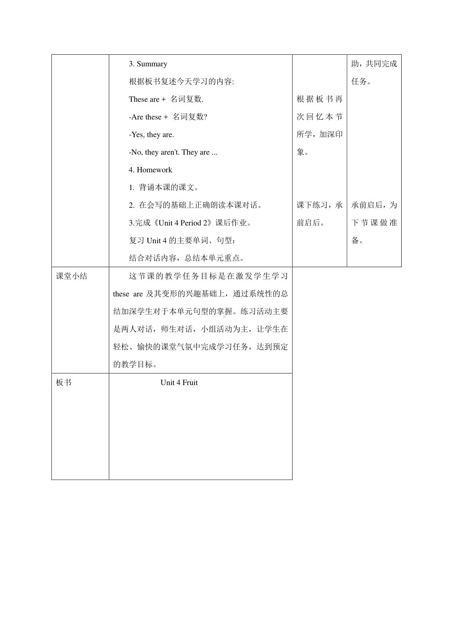 （广东）粤人版三下Unit 4 Fruit-Lesson 2-教案、教学设计--(配套课件编号：504fe).doc_第3页