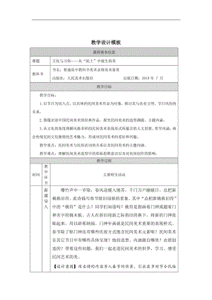 2019新人美版高中美术《美术鉴赏》文化与习俗-从“泥土”中诞生的美-教学设计.docx