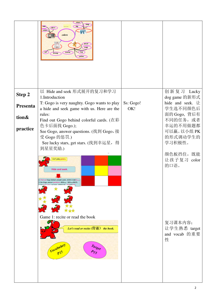 （广东）粤人版三下Unit 2 Colors-Lesson 3-教案、教学设计--(配套课件编号：20480).docx_第2页