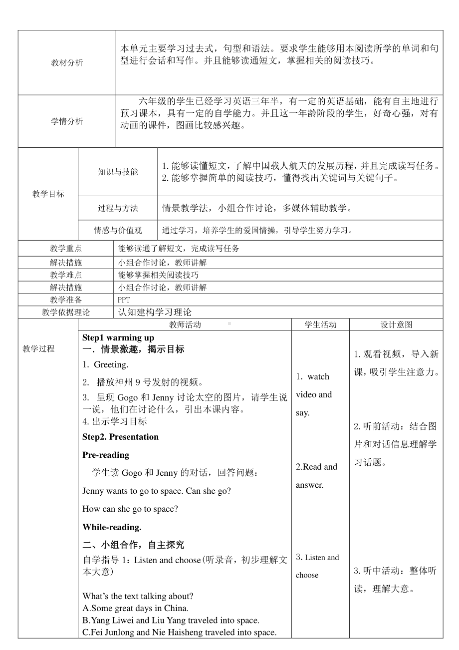 （广东）粤人版六年级下册-Unit 2 A Magic Day-Lesson 5-教案、教学设计--(配套课件编号：700fd).doc_第1页