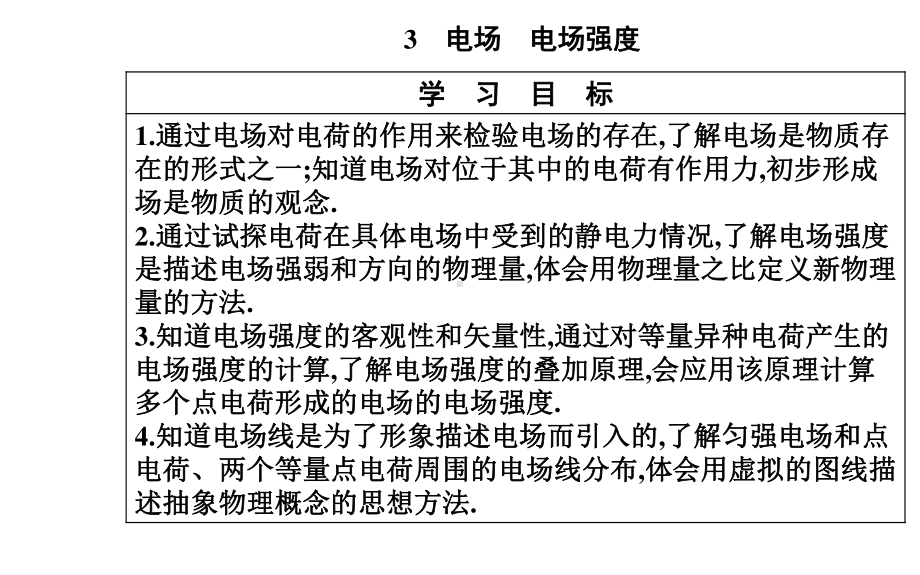 （新教材）人教版高中物理必修第三册课件：9.3 电场 电场强度 .pptx_第2页