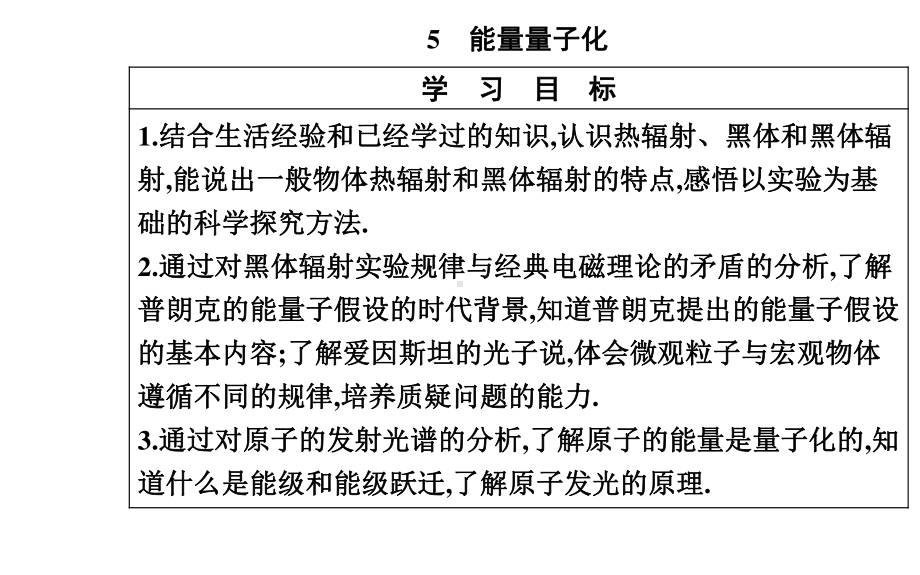 （新教材）人教版高中物理必修第三册课件：13.5 能量量子化 .pptx_第2页