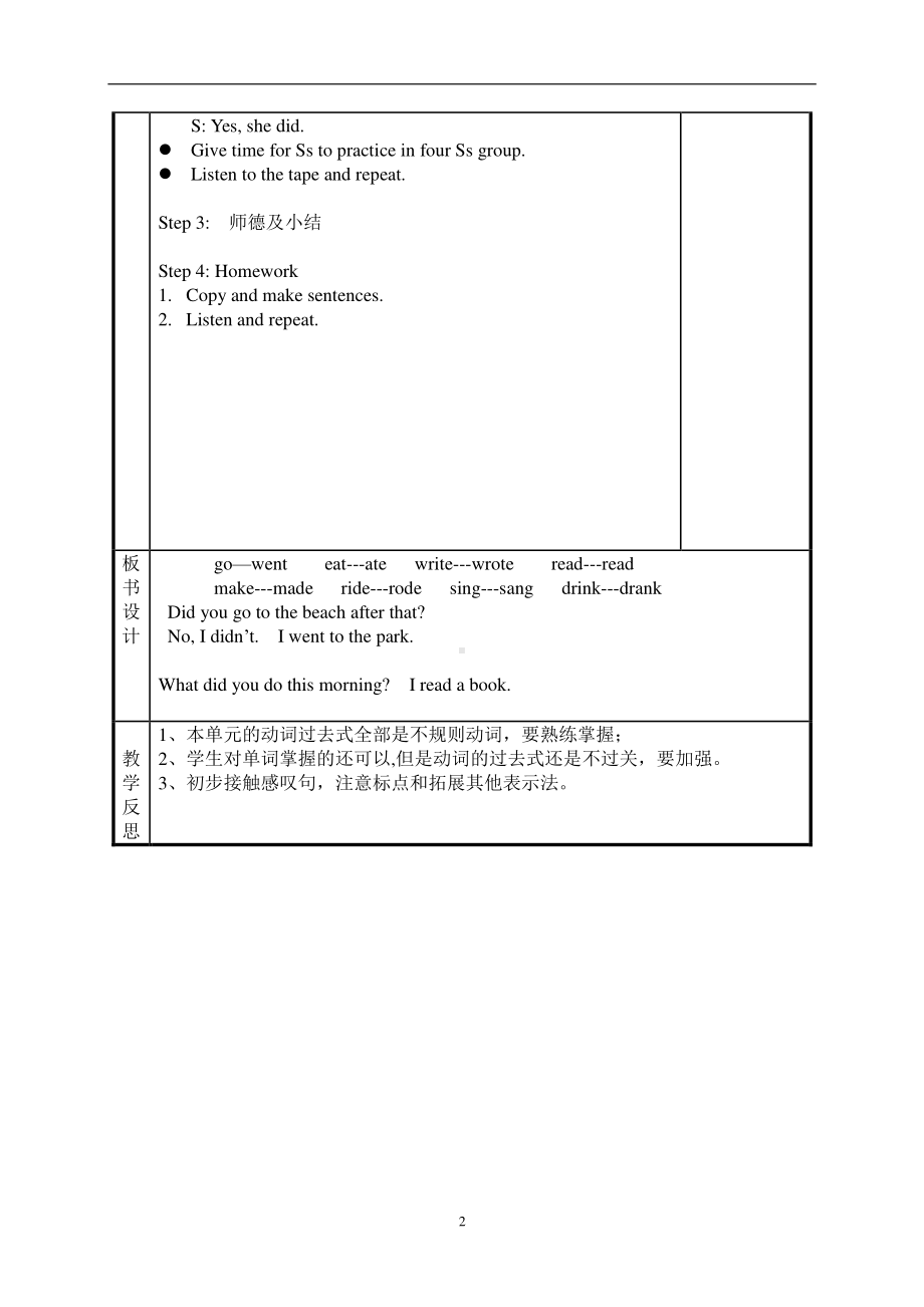 （广东）粤人版六年级下册-Unit 2 A Magic Day-Lesson 2-教案、教学设计--(配套课件编号：e0409).doc_第2页