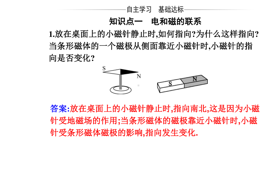 （新教材）人教版高中物理必修第三册课件：13.1 磁场　磁感线 .pptx_第3页