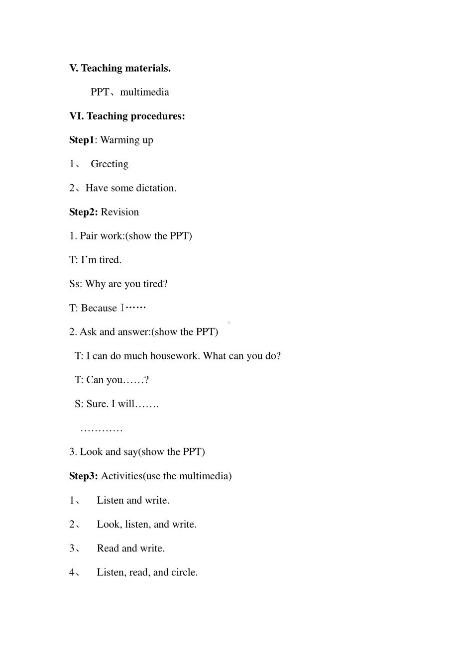 （广东）粤人版六年级下册-Review 2-Lesson 1-教案、教学设计--(配套课件编号：e0101).doc_第2页