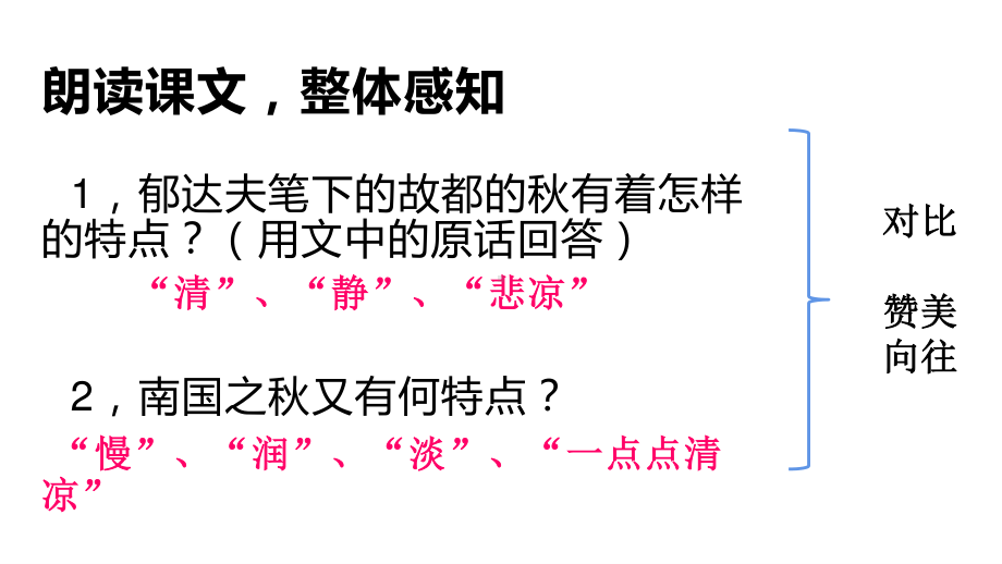 高中语文统编版（2020）上册- 14.1《故都的秋》课件ppt.ppt_第3页