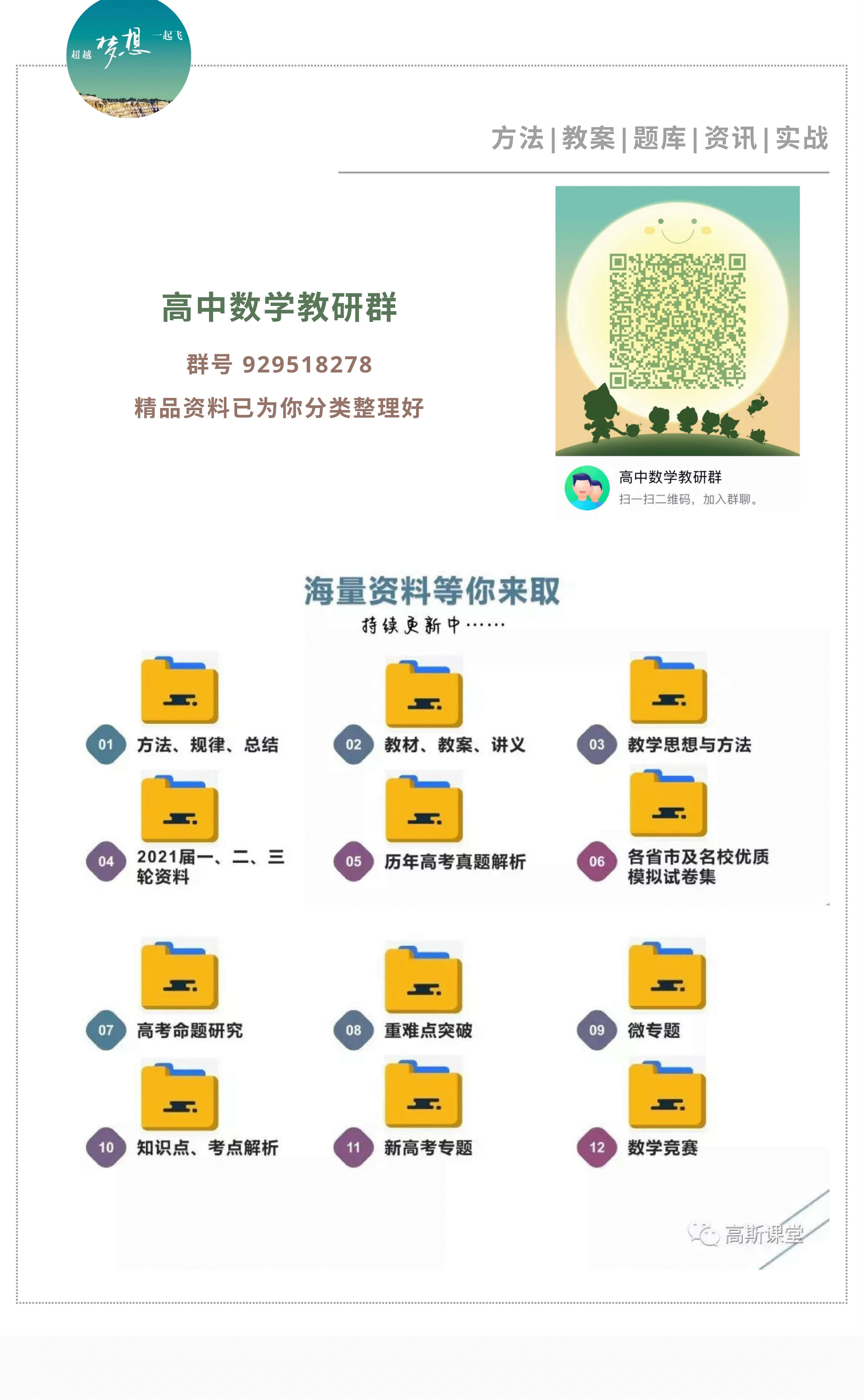 精品汇编｜2020届全国最佳模拟试题汇编文理各100套含新高考卷（一）.rar