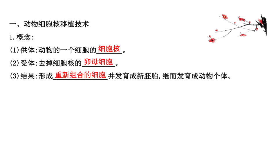 （新教材）高中生物人教版选择性必修三课件：2.2.3 动物体细胞核移植技术和克隆动物 .ppt_第3页