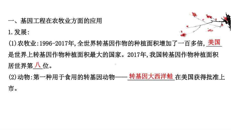 （新教材）高中生物人教版选择性必修三课件：3.3 基因工程的应用 .ppt_第3页