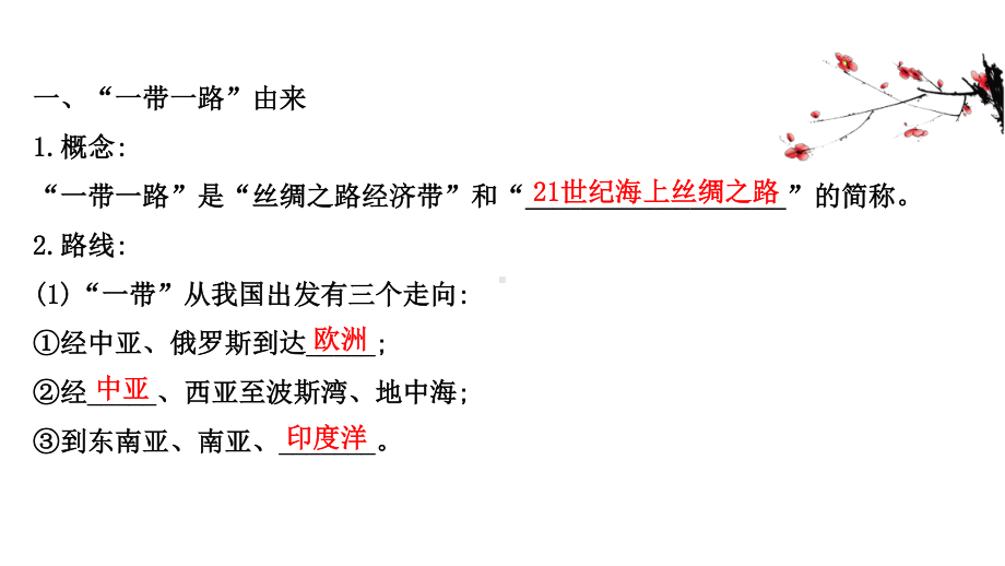 （新教材）2022版高中地理湘教版选择性必修2课件：3.4 “一带一路”倡议与国际合作 .ppt_第3页