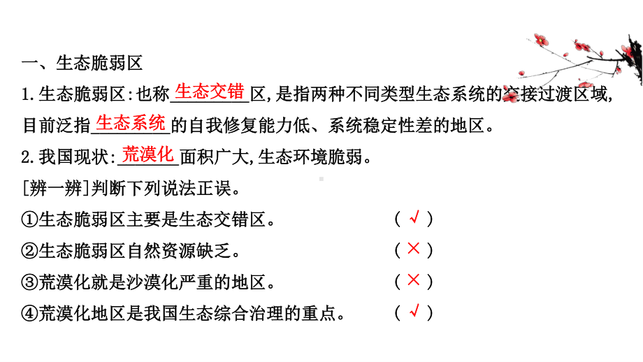 （新教材）2022版高中地理湘教版选择性必修2课件：2.4 生态脆弱区的综合治理-以我国荒漠化地区为例 .ppt_第3页