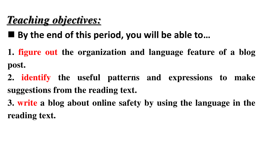 （新教材）人教版(2019) 高一英语 必修第二册Unit 3 The Internet-Period 6 Reading for Writing 课件.pptx_第2页