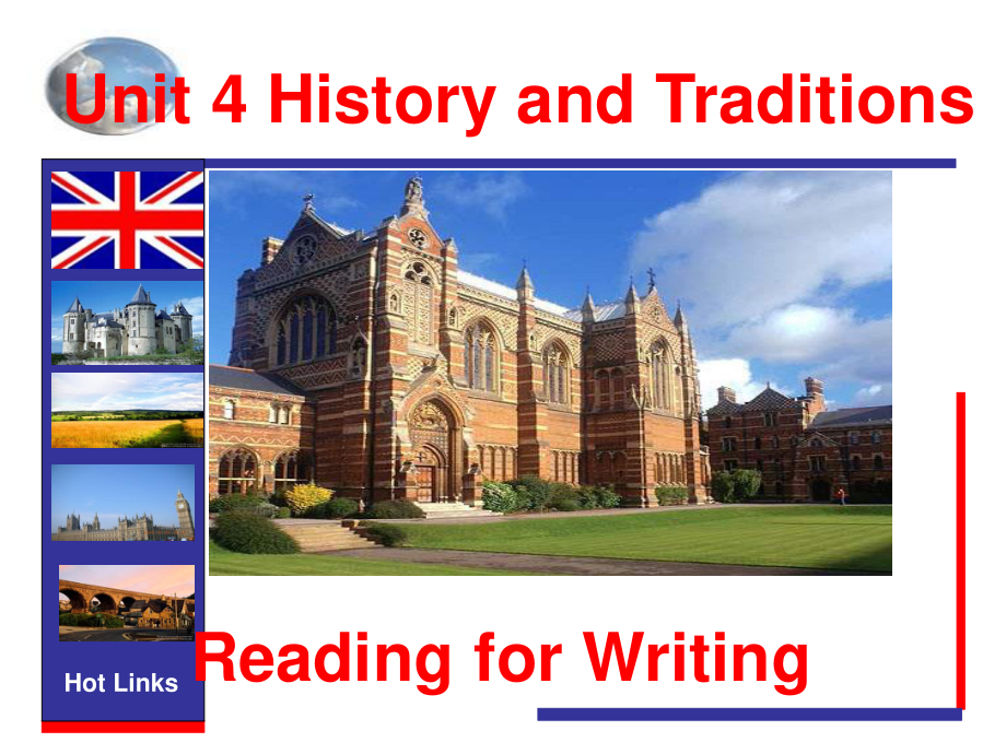 （新教材）高中英语人教版（2019）必修第二册Unit 4 History and Traditions Reading for Writing(3) (共30张PPT)课件.ppt_第1页