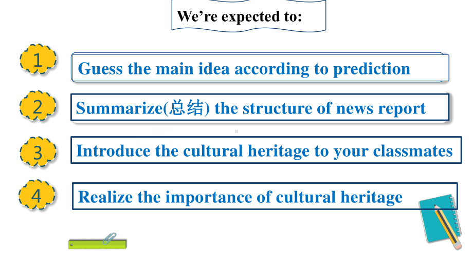 （新教材）人教版(2019) 高一英语 必修第二册Unit1 Cultural Heritage listening and speaking 课件（共21张）.pptx_第2页