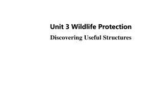 （新教材）人教版(2019) 高一英语 必修第二册Unit 2 Wildlife Protection-Period 4 Discovering Useful Structure 课件.pptx