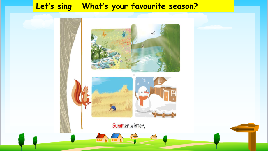 五年级英语下册课件：Unit2 My favourite season Part ~B Let’s talk-人教PEP版.ppt_第2页