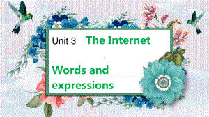 （新教材）新人教版（2019）必修二Unit 3 words and expressions（一））47张ppt课件.pptx