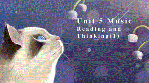 （新教材）人教版(2019) 高一英语 必修第二册 Unit5 Music Reading and Thinking-课件.pptx