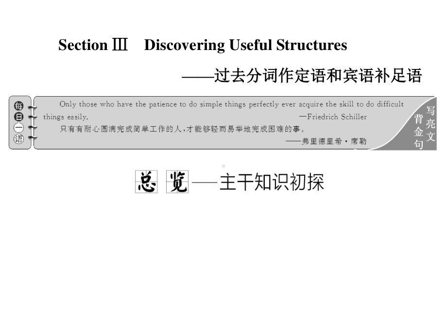 Unit 5 Section ⅢDiscovering Useful Structures （新教材）人教版（2019）必修第二册课件.ppt_第1页