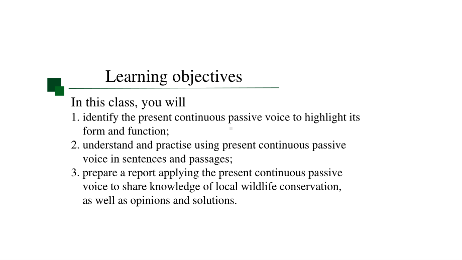 （新教材）人教版(2019) 高一英语 必修第二册Unit2 Wildlife Protection Discovering Useful Structures-课件.pptx_第2页