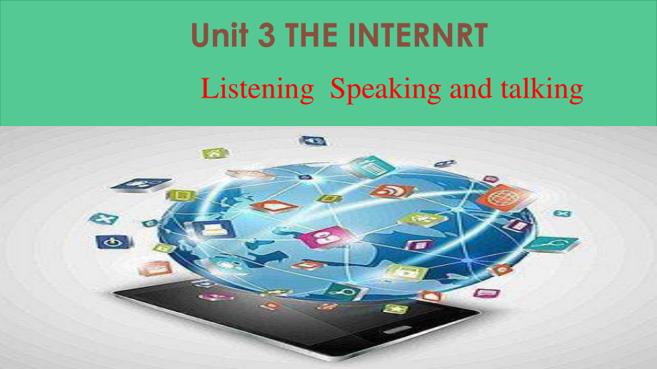 （新教材）高中英语人教版(2019) 必修第二册Unit 3 Listening Speakingand talking课件.pptx_第1页