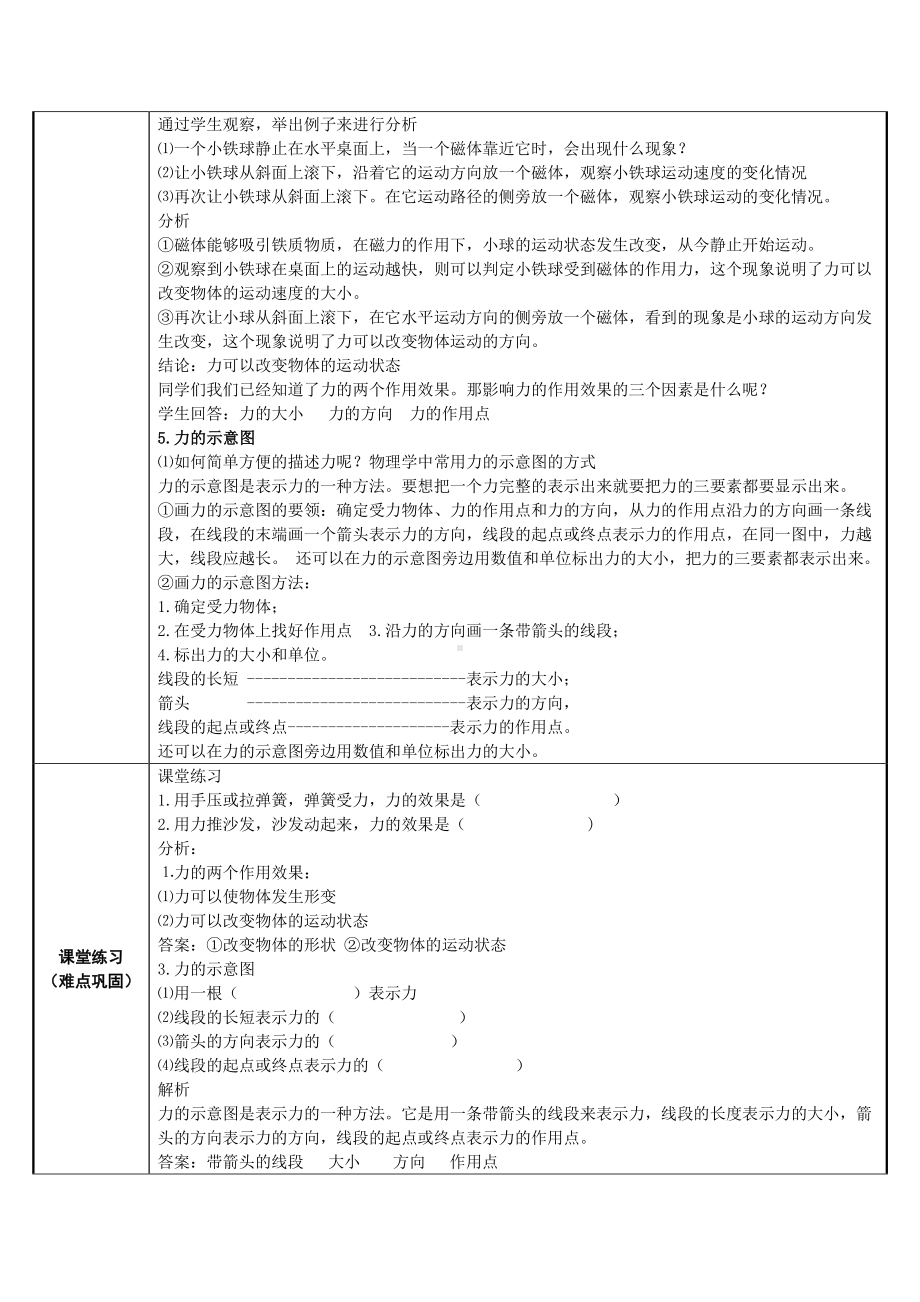 人教版物理八年级下册：7.1《力》教案.docx_第2页