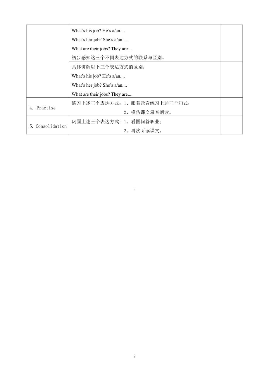 闽教版六年级下册-Unit 5 Occupation-Part B-教案、教学设计--(配套课件编号：90149).doc_第2页