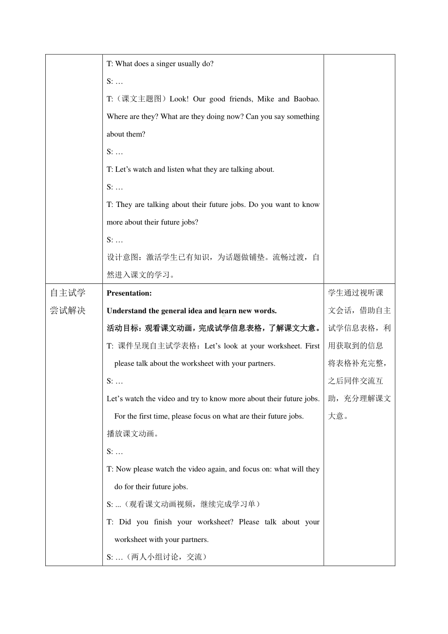 北京版五下UNIT SIX WHAT WILL YOU DO IN THE FUTURE -Lesson 19-教案、教学设计-公开课-(配套课件编号：e0589).docx_第3页