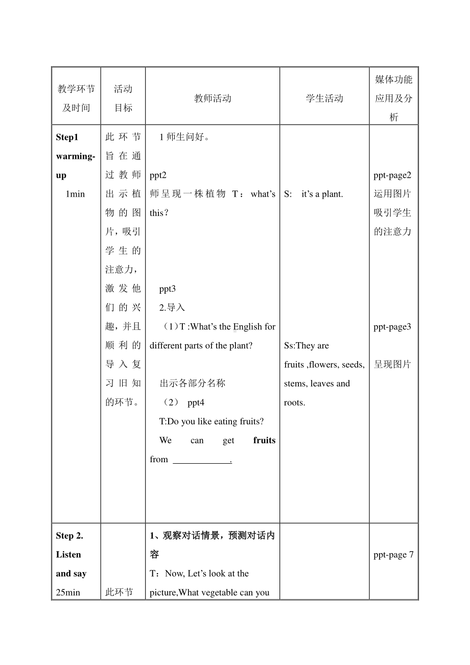 北京版五下UNIT THREE HOW DO SEEDS TRAVEL -Lesson 10-教案、教学设计-公开课-(配套课件编号：f00a4).docx_第3页