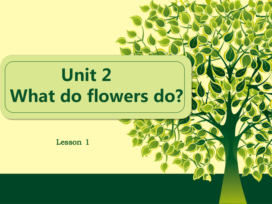 北京版五下UNIT TWO WHAT DO FLOWERS DO -Lesson 5-ppt课件-(含教案+视频)-公开课-(编号：707e2).zip