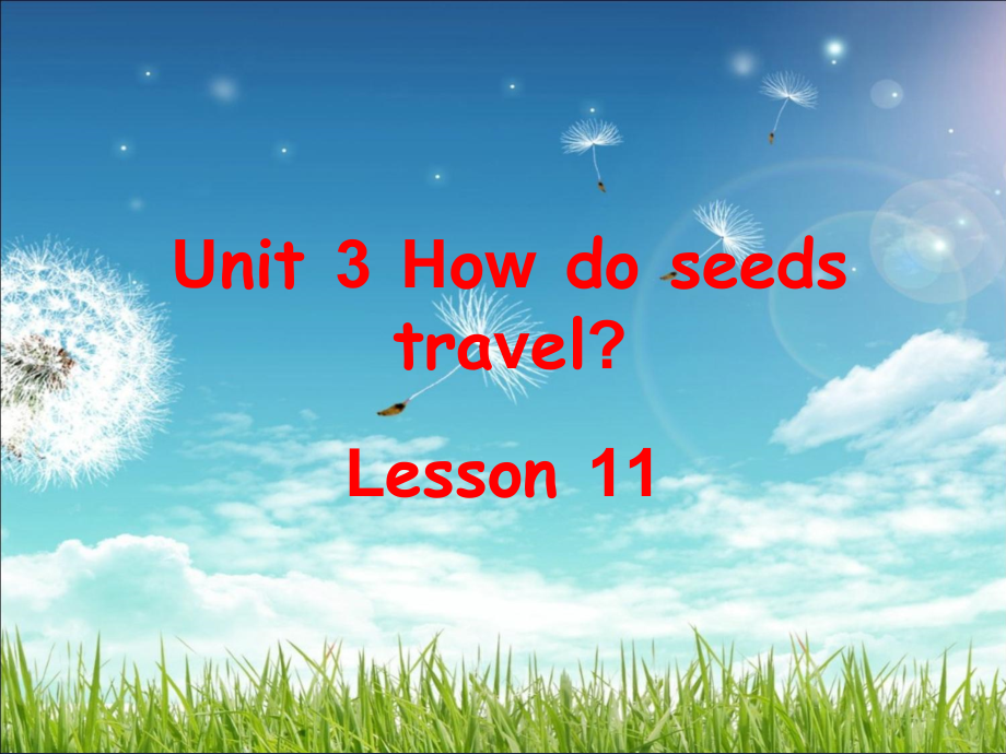 北京版五下UNIT THREE HOW DO SEEDS TRAVEL -Lesson 11-ppt课件-(含教案)(编号：f00a2).zip