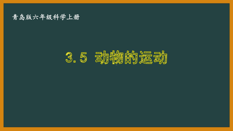 六三制青岛版六年级科学上册第三单元3.5《动物的运动》课件.ppt_第1页