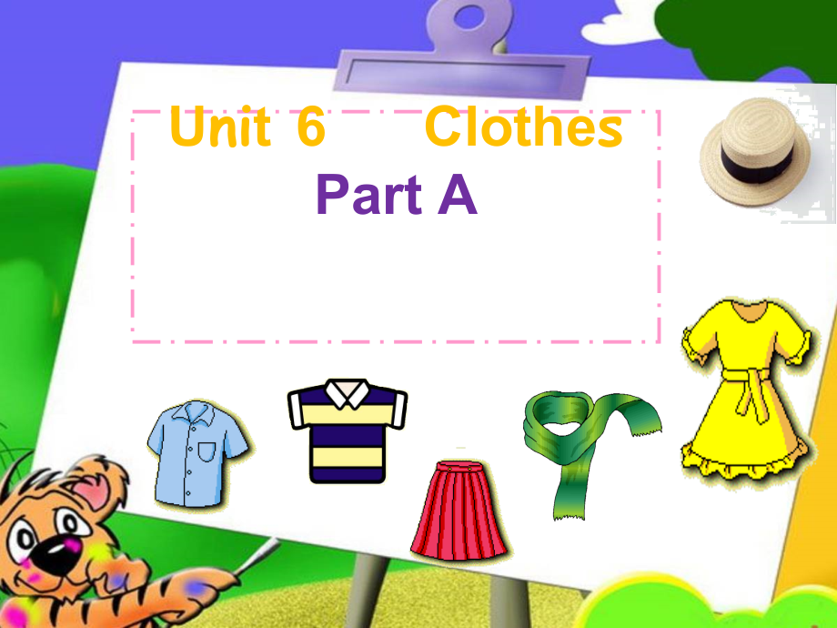 闽教版三年级下册Unit 6 Clothes (1)-Part A-ppt课件-(含教案+视频+素材)--(编号：a0dcf).zip