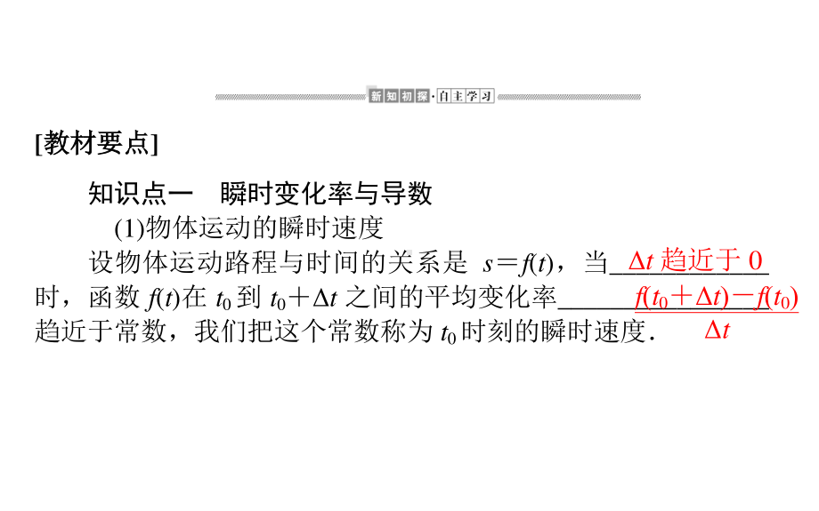 2022年高中数学人教B版选择性必修第三册课件：6.1.2　导数及其几何意义 .ppt_第3页