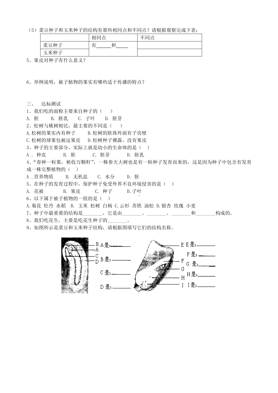 （七上生物人教版学案）3.1.2种子植物.doc_第2页