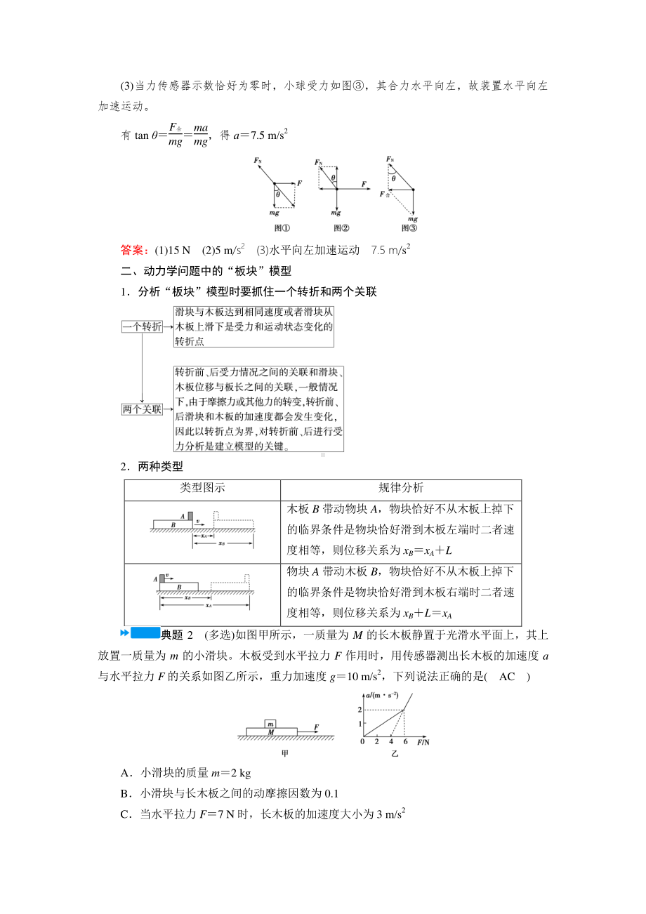 第四章章 末 小 结—人教版（2019）高中物理必修第一册学案.doc_第3页