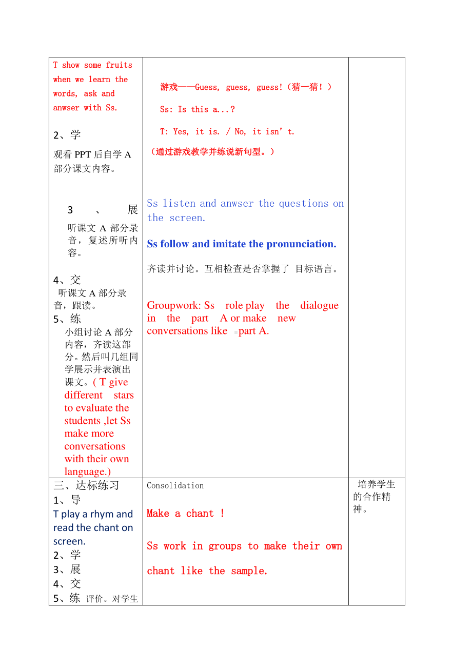 湘少版三年级下册-Unit 7 Is this an orange -教案、教学设计-公开课-(配套课件编号：c0014).docx_第2页