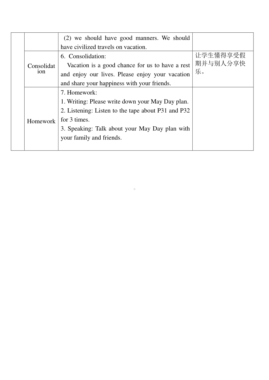 （广东）粤人版五年级下册英语Unit 1 Making Plans-Lesson 3-教案、教学设计--(配套课件编号：706eb).doc_第3页