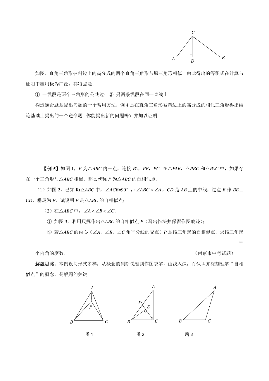 （2021版 九年级数学培优讲义）专题15从全等到相似.doc_第3页