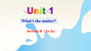 2021春人教版英语八年级下册Unit 1 Section B(2a-2e)课件.pptx