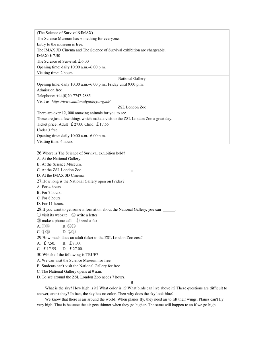 人教新目标八年级英语下册Unit 1~Unit 10综合测试题.doc_第3页