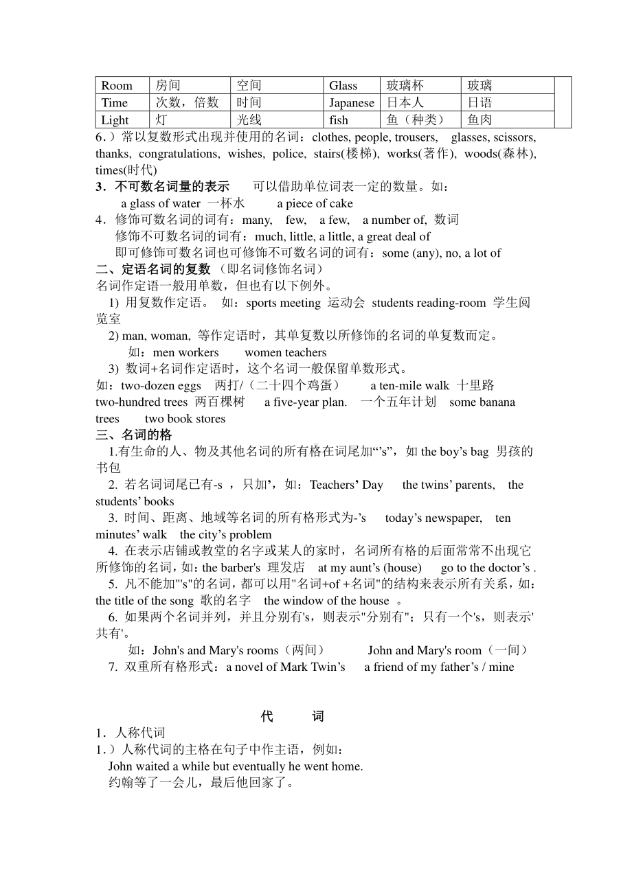 人教版go for it 八年级下册英语暑假语法总结.doc_第2页