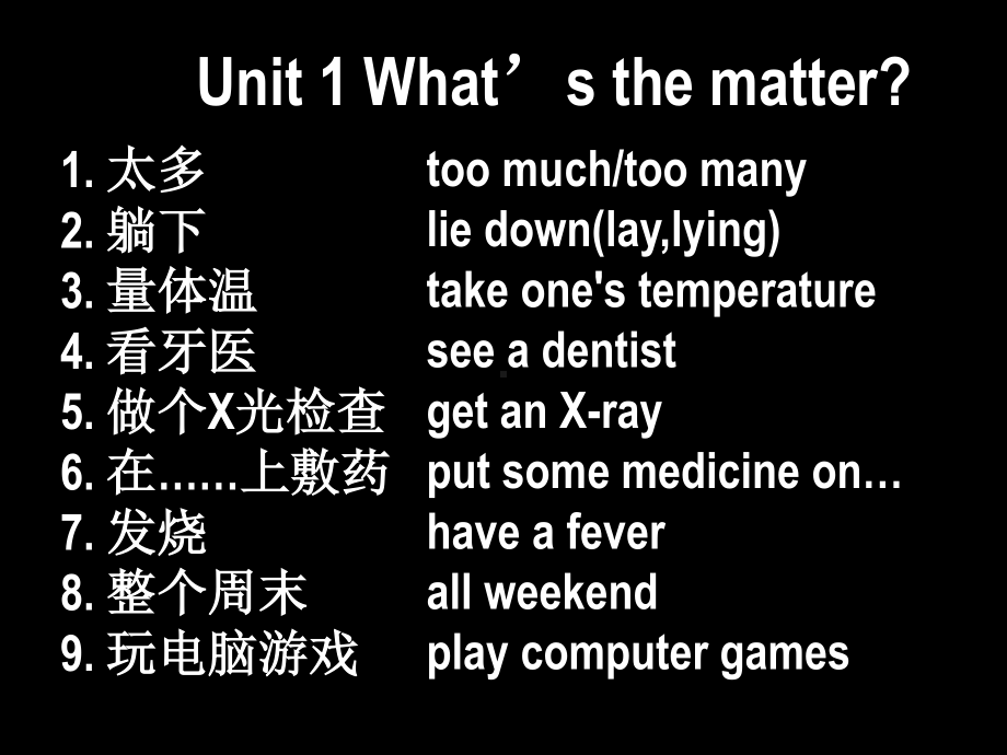 人教版go for it 八年级下册英语Unit1-Unit5 复习ppt课件.ppt_第1页