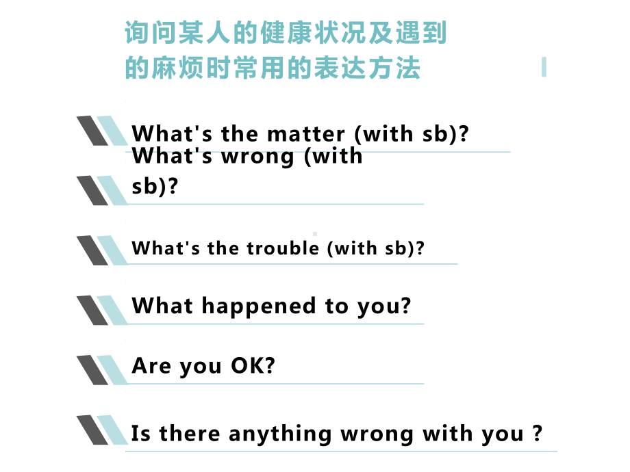 人教版go for it 八年级下册英语unit1 What is the matter课文和语法ppt课件.ppt_第2页