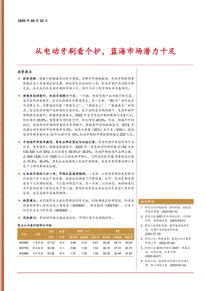 家电行业专题报告：从电动牙刷看个护蓝海市场潜力十足.pdf