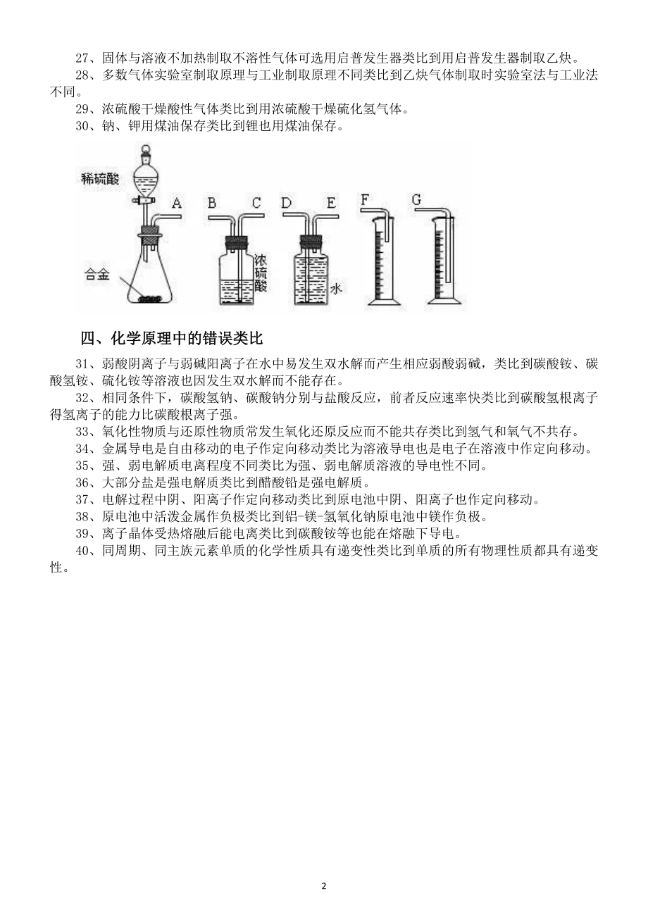 高中化学四大类错误类比归纳总结.doc_第2页