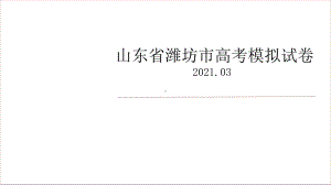 2021届山东省潍坊市高考模拟考试语文课件（59张）-2021届高三阶段性考试语文试卷及讲评课件（江苏山东等省市）.pptx