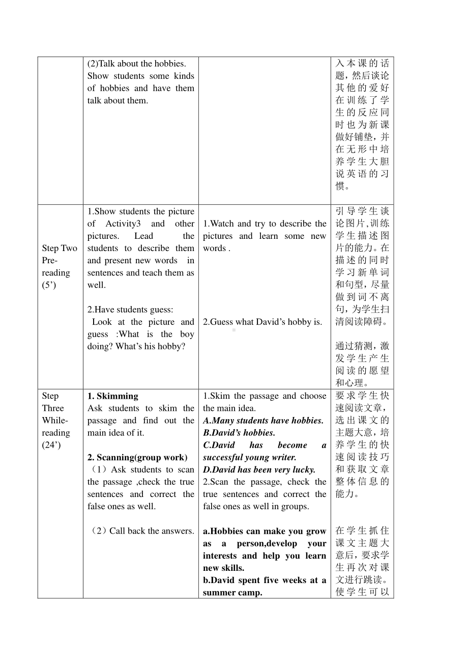 外研版八年级下册英语Module6Unit2教学设计.doc_第2页