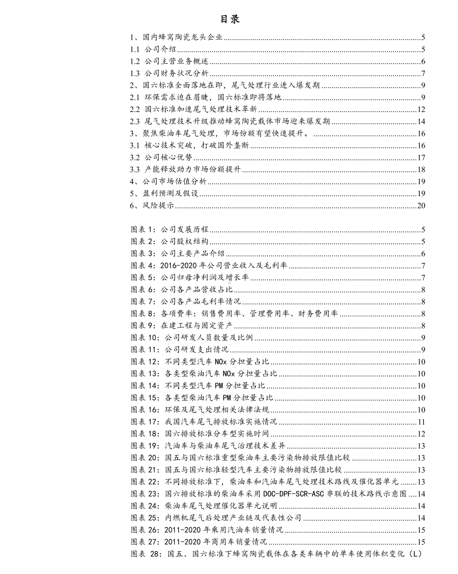 2021年蜂窝陶瓷行业福环保分析报告3.pdf_第1页