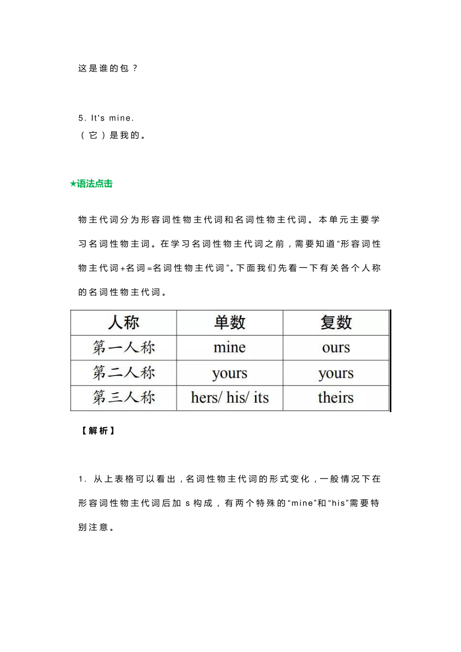 外研版七年级下册英语Module 1重点单词短语 + 句型 + 语法.doc_第2页